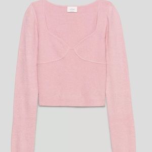 NWT - Aritizia Greer Sweater in color pink size medium